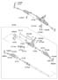 Diagram POWER STEERING GEAR BOX for your 2011 Hyundai Santa Fe
