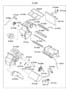 Diagram HEATER SYSTEM-HEATER & EVAPORATOR for your 2007 Hyundai Tiburon