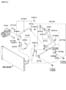 Diagram AIR CONDITIONING (A/C) SYSTEM - COOLER LINE (FRONT) for your 2014 Hyundai EQUUS