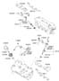 Diagram THROTTLE BODY & INJECTOR (3800 CC - LAMBDA 2) for your Hyundai