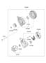 Diagram ALTERNATOR (2000 CC - THETA FR) for your Hyundai