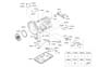 Diagram TRANSAXLE CASE - AUTO for your Hyundai