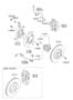 Diagram FRONT AXLE HUB for your 2016 Hyundai EQUUS Signature Sedan