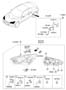 Diagram HEADLAMP for your 2015 Hyundai Santa Fe