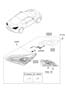 Diagram REAR COMBINATION LAMP for your 2015 Hyundai Santa Fe