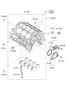 Diagram CYLINDER BLOCK for your 2016 Hyundai Elantra GT