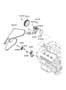 Diagram COOLANT PUMP for your 2010 Hyundai