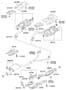 Diagram EXHAUST PIPE for your 2008 Hyundai Veracruz