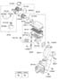 Diagram AIR INTAKE SYSTEM for your 2015 Hyundai Tucson