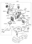 Diagram AIR CONDITIONING (A/C) SYSTEM - COOLER LINE (REAR) for your 2014 Hyundai Tucson