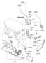 Diagram COOLANT PUMP (2400 CC - THETA 2) for your Hyundai