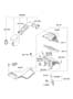 Diagram AIR INTAKE SYSTEM (2400 CC - THETA 2) for your Hyundai