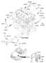 Diagram ELECTRONIC CONTROL UNIT (ECU) (2400 CC - THETA 2) for your Hyundai