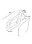 Diagram FRONT DOOR MOULDING & TRIM for your Hyundai Santa Cruz SEL Crew Cab Pickup Fleetside 2.5L Theta III FWD