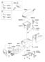 Diagram CENTER CONSOLE for your 2017 Hyundai Sonata Sport Sedan