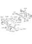 Diagram FRONT DASH PANEL (DASHBOARD) for your Hyundai