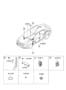 Diagram FLOOR WIRING for your 2011 Hyundai Sonata