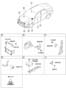 Diagram RELAY & MODULE for your 2015 Hyundai Santa Fe