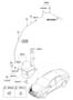 Diagram WINDSHIELD WASHER-FRT for your 2014 Hyundai Tucson Limited 2.4L Theta II AWD