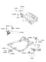 Diagram ENGINE & TRANSAXLE MOUNTING (2700 CC - DELTA) for your 2015 Hyundai EQUUS