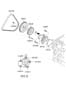 Diagram COOLANT PUMP (2000 CC - BETA) for your Hyundai