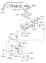 Diagram AIR INTAKE SYSTEM (2000 CC - BETA) for your 2007 Hyundai Entourage