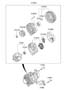 Diagram ALTERNATOR (2700 CC - DELTA) for your Hyundai