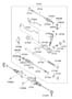 Diagram POWER STEERING GEAR BOX for your Hyundai
