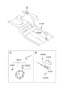 Diagram FUEL FILLER DOOR (GAS TANK DOOR) for your 2006 Hyundai