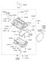 Diagram CYLINDER BLOCK (1600 CC - GAMMA) for your 2014 Hyundai Santa Fe Limited