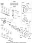 Diagram CRANKSHAFT & PISTON (1600 CC - GAMMA) for your 2015 Hyundai Tucson GLS