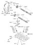 Diagram CAMSHAFT & VALVE (1600 CC - GAMMA) for your 2013 Hyundai Santa Fe Sport