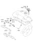 Diagram THROTTLE BODY & INJECTOR (1600 CC - GAMMA) for your 2017 Hyundai Tucson Eco