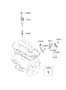 Diagram SPARK PLUG & CABLE (1600 CC - GAMMA) for your Hyundai