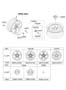 Diagram WHEEL & WHEEL CAP for your 2005 Hyundai XG300/350