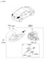 Diagram REAR COMBINATION LAMP for your 2015 Hyundai Santa Fe