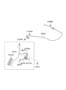 Diagram PEDAL hyundai_stage.dbo.assemblies & COMPONENTS for your 2014 Hyundai Tucson Limited 2.4L Theta II AWD