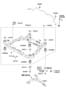 Diagram FRONT SUSPENSION CROSSMEMBER for your Hyundai