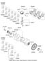 Diagram CRANKSHAFT & PISTON (3300 CC - LAMBDA 2) for your 2016 Hyundai Sonata