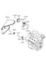 Diagram COOLANT PUMP (3300 CC - LAMBDA 2) for your 2013 Hyundai EQUUS