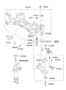 Diagram FRONT SUSPENSION CROSSMEMBER for your 2005 Hyundai Santa Fe