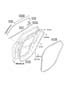 Diagram REAR DOOR MOULDING & TRIM for your Hyundai Santa Cruz SEL Crew Cab Pickup Fleetside 2.5L Theta III FWD