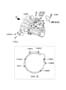 Diagram TRANSAXLE ASSY-MANUAL for your 2010 Hyundai Elantra