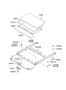 Diagram REAR DOOR MOULDING & TRIM for your Hyundai Santa Cruz SEL Crew Cab Pickup Fleetside 2.5L Theta III FWD