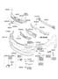 Diagram FRONT BUMPER for your 2008 Hyundai