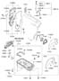 Diagram BELT COVER & OIL PAN (2000 CC - BETA) for your Hyundai