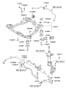 Diagram FRONT SUSPENSION CROSSMEMBER for your 2015 Hyundai Tucson GLS