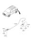 Diagram FUEL FILLER DOOR (GAS TANK DOOR) for your 2007 Hyundai Tucson