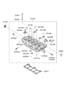 Diagram CYLINDER HEAD for your 2014 Hyundai Sonata Limited Sedan