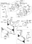 Diagram COOLING SYSTEM for your 2002 Hyundai